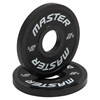 Master Fitness Change Plate 2 X 1,25 kg, Viktskiva Gummerad