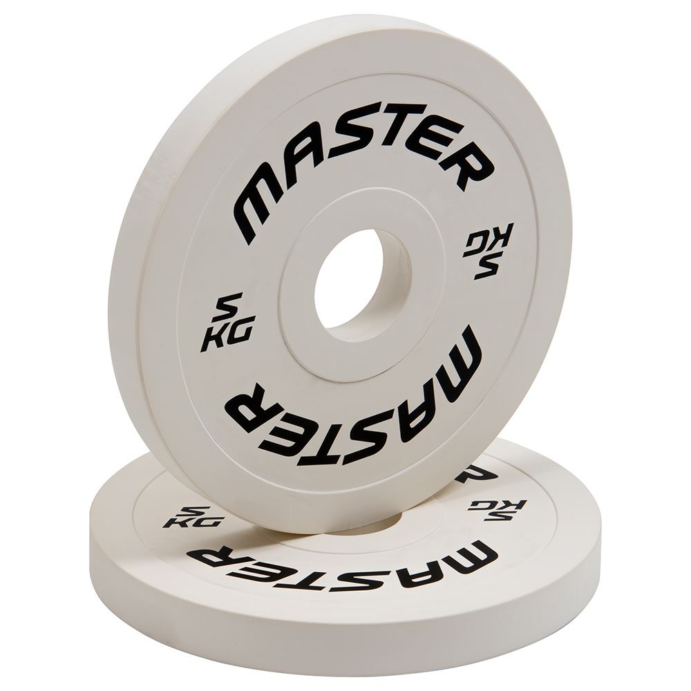 Master Fitness Change Plate 2 X 5 kg Viktskivor gummerade