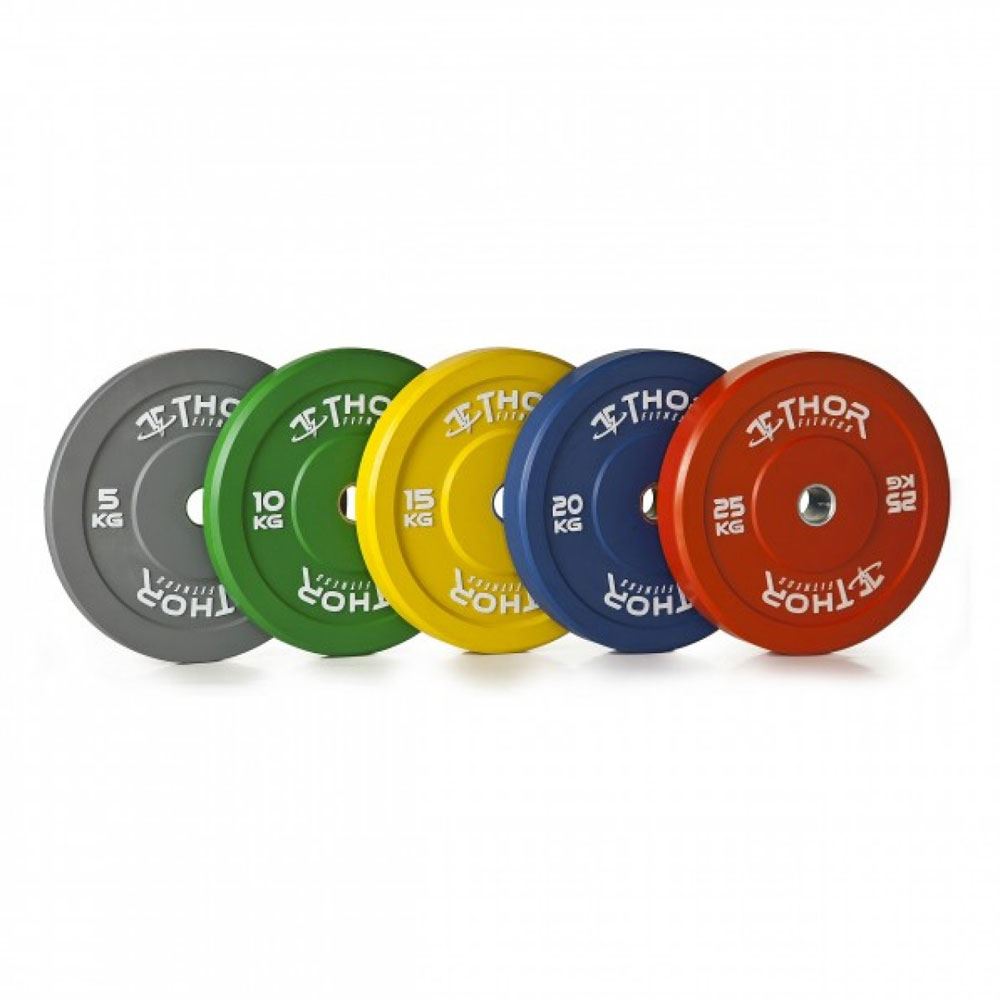 Thor Fitness Color Bumper, Viktskivor bumper | Offcourt - Hemmaträning - Viktskivor - Viktskivor Bumper | Padelspecialisterna