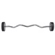 Thor Fitness Svart PU curlbar, Fast vektstang