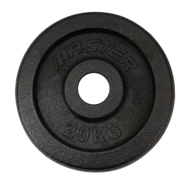 Master Fitness Skolevægt 30 mm, Vægtskiver jern