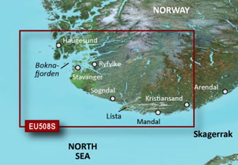 Garmin Oslo-Mandal-Smogen – BlueChart g3 Vision mSD / SD Kartat & Ohjelmistot