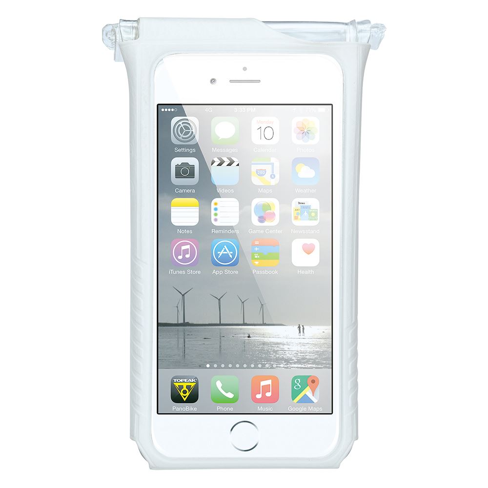 Topeak SmartPhone DryBag Kotelo iPhone 6/7/8 Valkoinen Pyörien säilytys & laukut