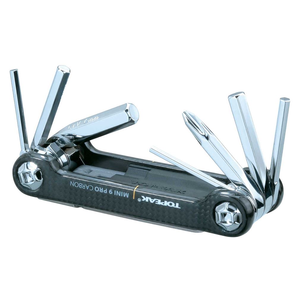 Topeak Mini 9 Pro Miniverktyg Svart Cykelverktyg