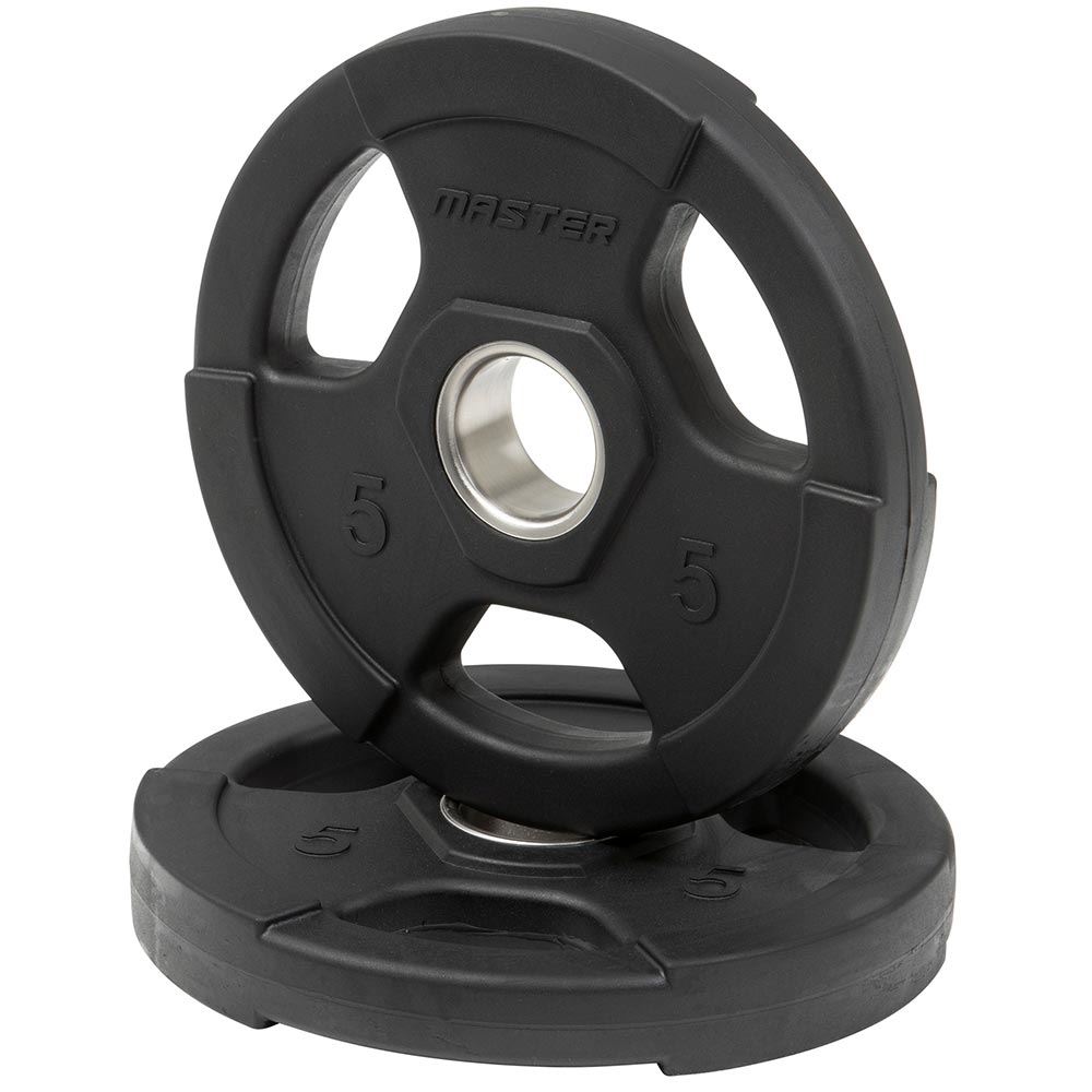 Master Fitness Gummiklädd Skiva Deluxe, Viktskivor gummerade | Offcourt - Hemmaträning - Viktskivor - Viktskivor Gummerade | Padelspecialisterna