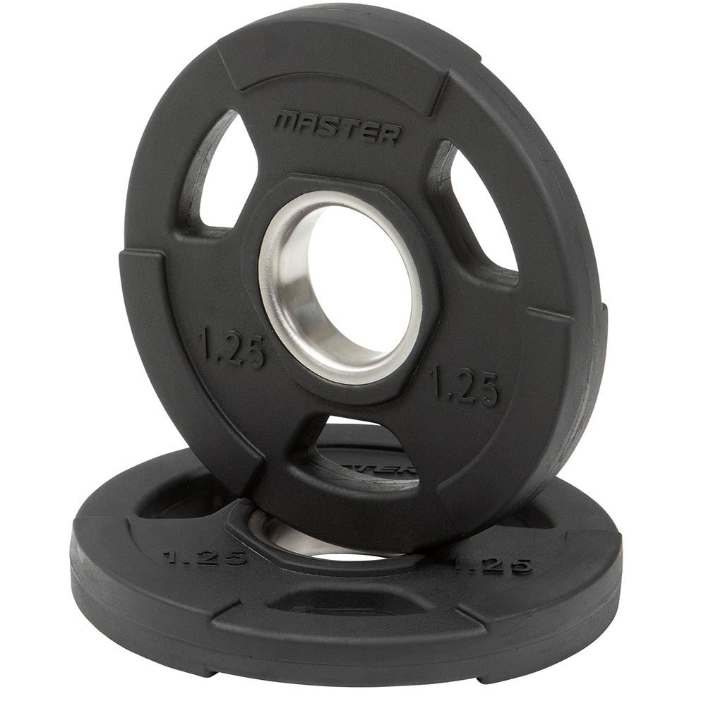 Master Fitness Gummiklädd Skiva Deluxe, Viktskivor gummerade | Offcourt - Hemmaträning - Viktskivor - Viktskivor Gummerade | Padelspecialisterna