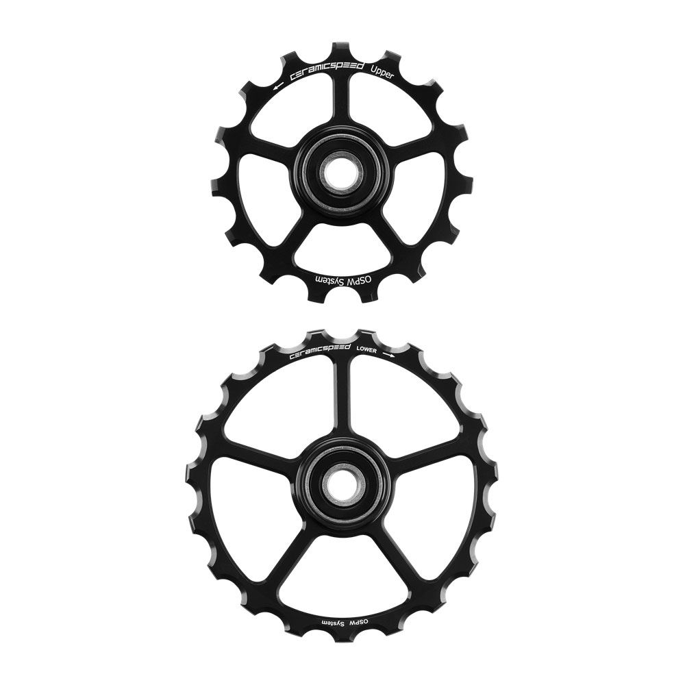 Ceramic Speed Oversized Pulley Wheels 15/19 Tooth (Spare) Rulltrissor