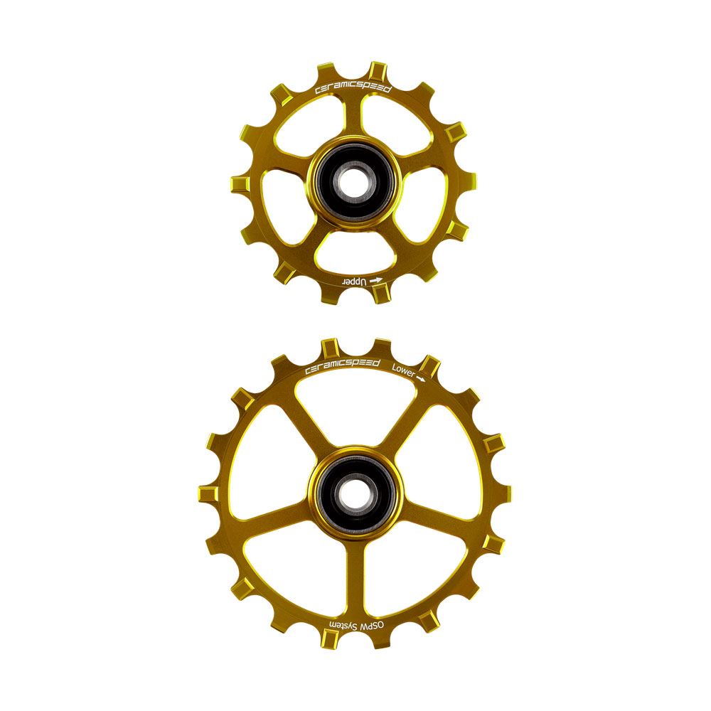 Ceramic Speed Oversized Pulley Wheels 14/18 Tooth (Spare) Rulltrissor