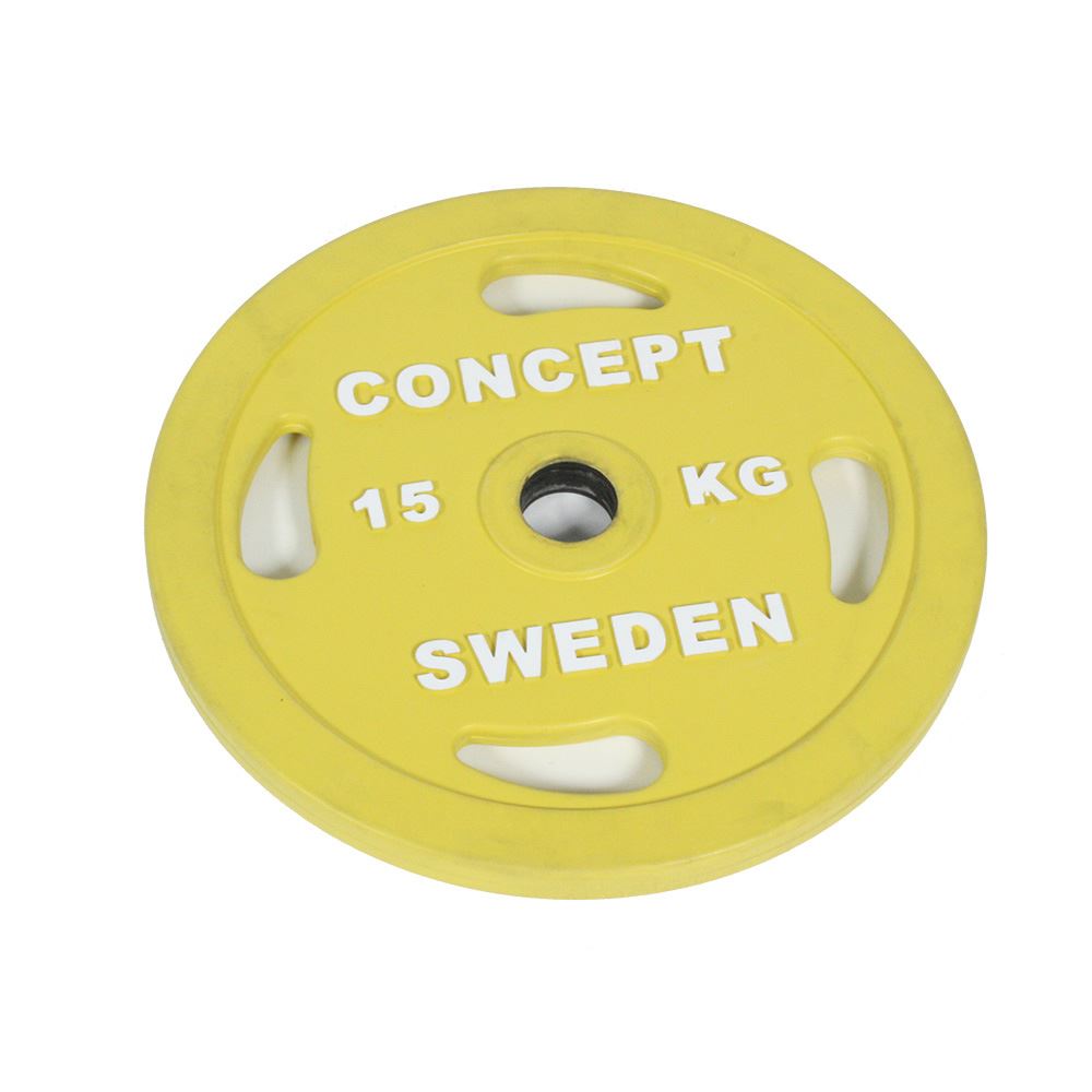 Concept Line Int. Gummivikt, Viktskivor gummerade | Offcourt - Hemmaträning - Viktskivor - Viktskivor Gummerade | Padelspecialisterna