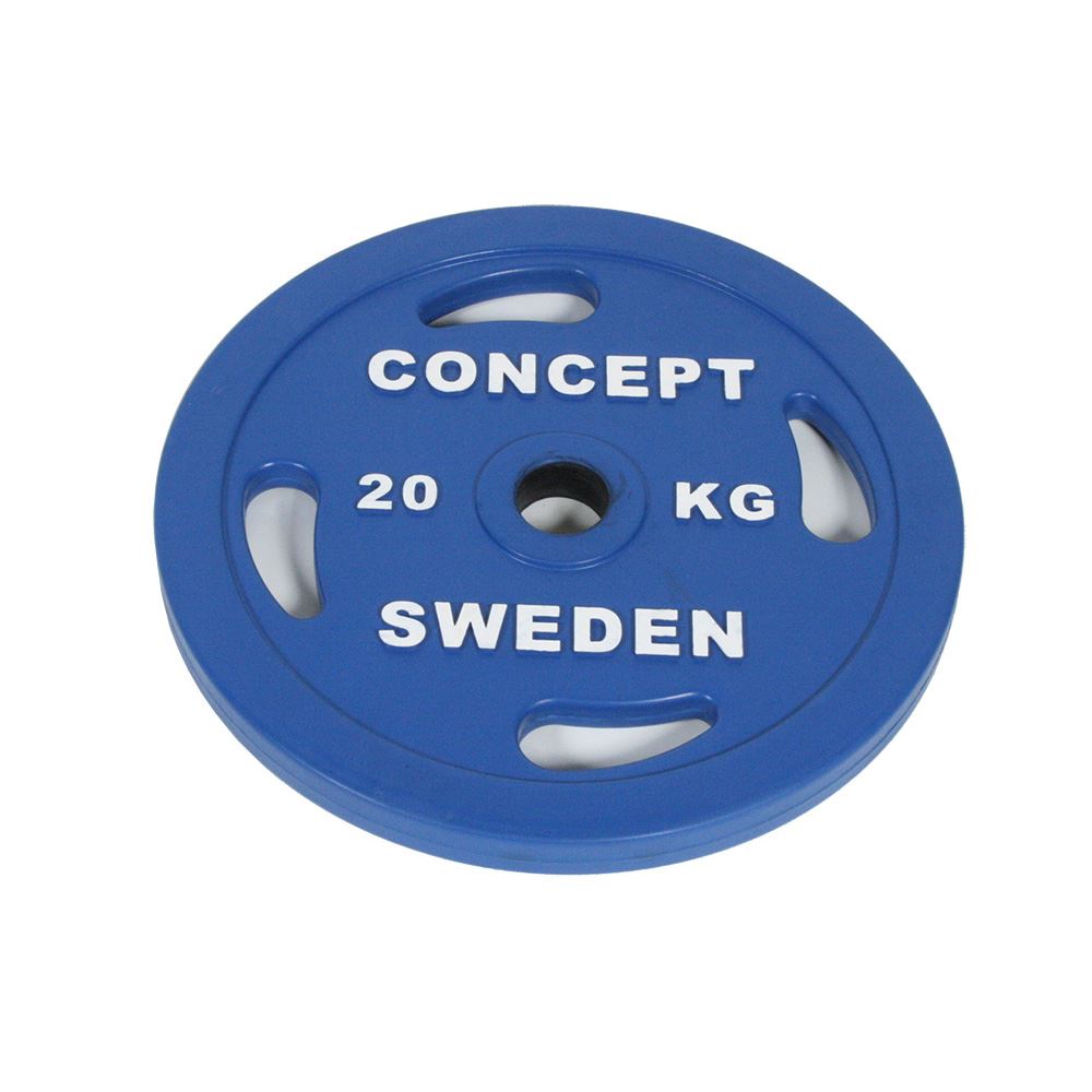 Concept Line Int. Gummivikt, Viktskivor gummerade | Offcourt - Hemmaträning - Viktskivor - Viktskivor Gummerade | Padelspecialisterna