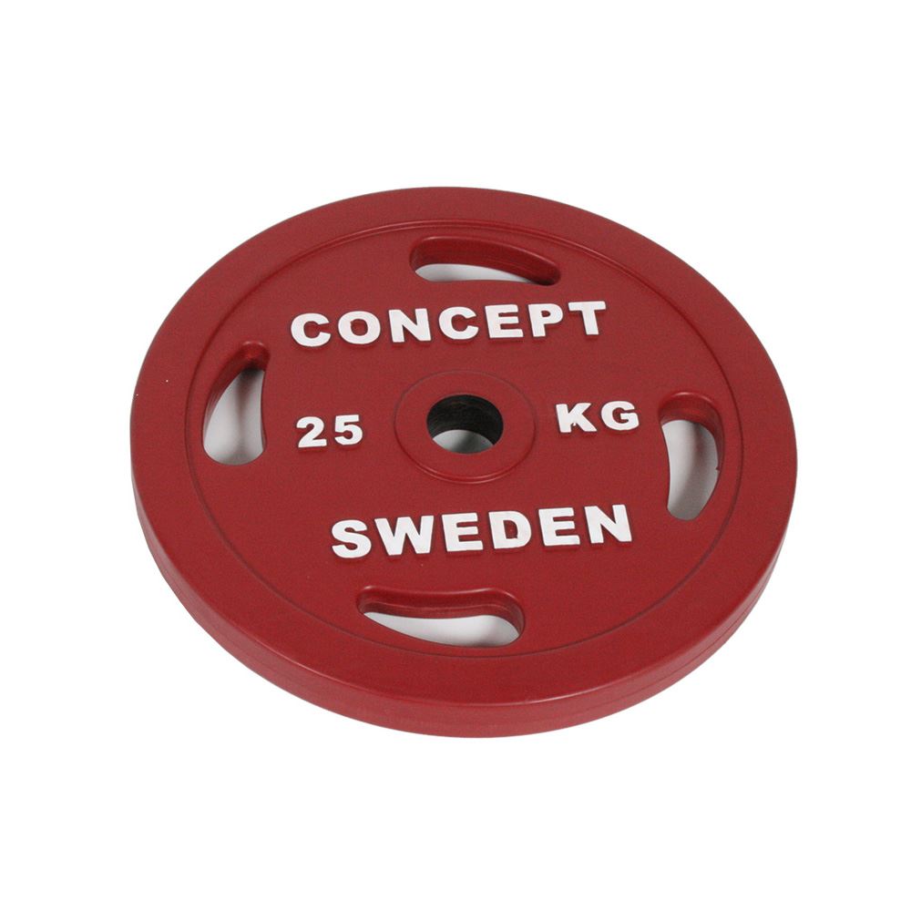 Concept Line Int. Gummivikt, Viktskivor gummerade | Offcourt - Hemmaträning - Viktskivor - Viktskivor Gummerade | Padelspecialisterna