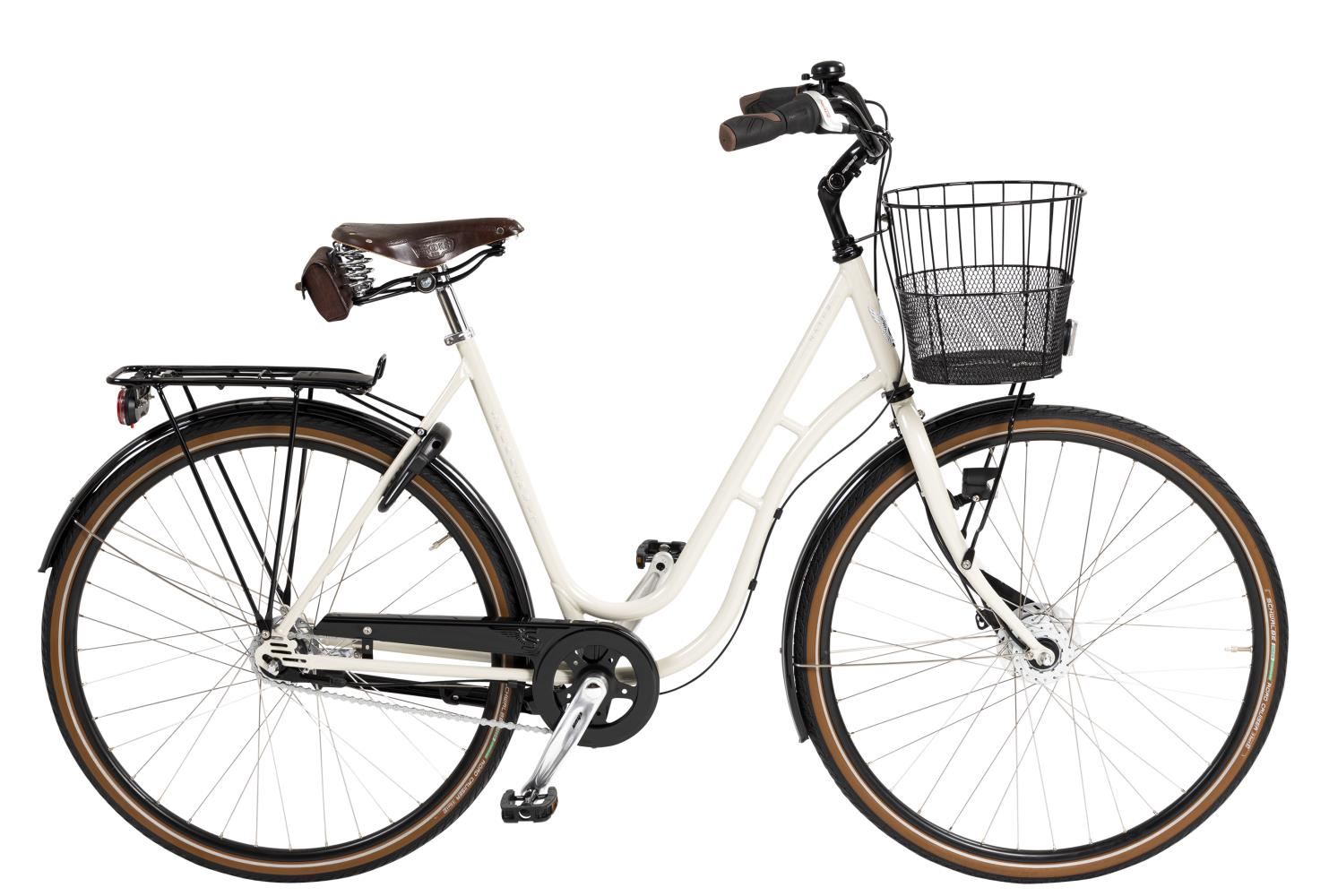 Skeppshult Dam Natur Premium 7-Växlad M Korg Standardcykel