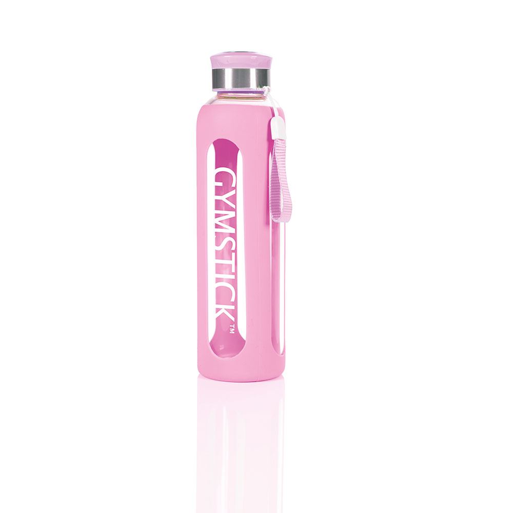 Gymstick Glass Water Bottle (600 ml), Shakers