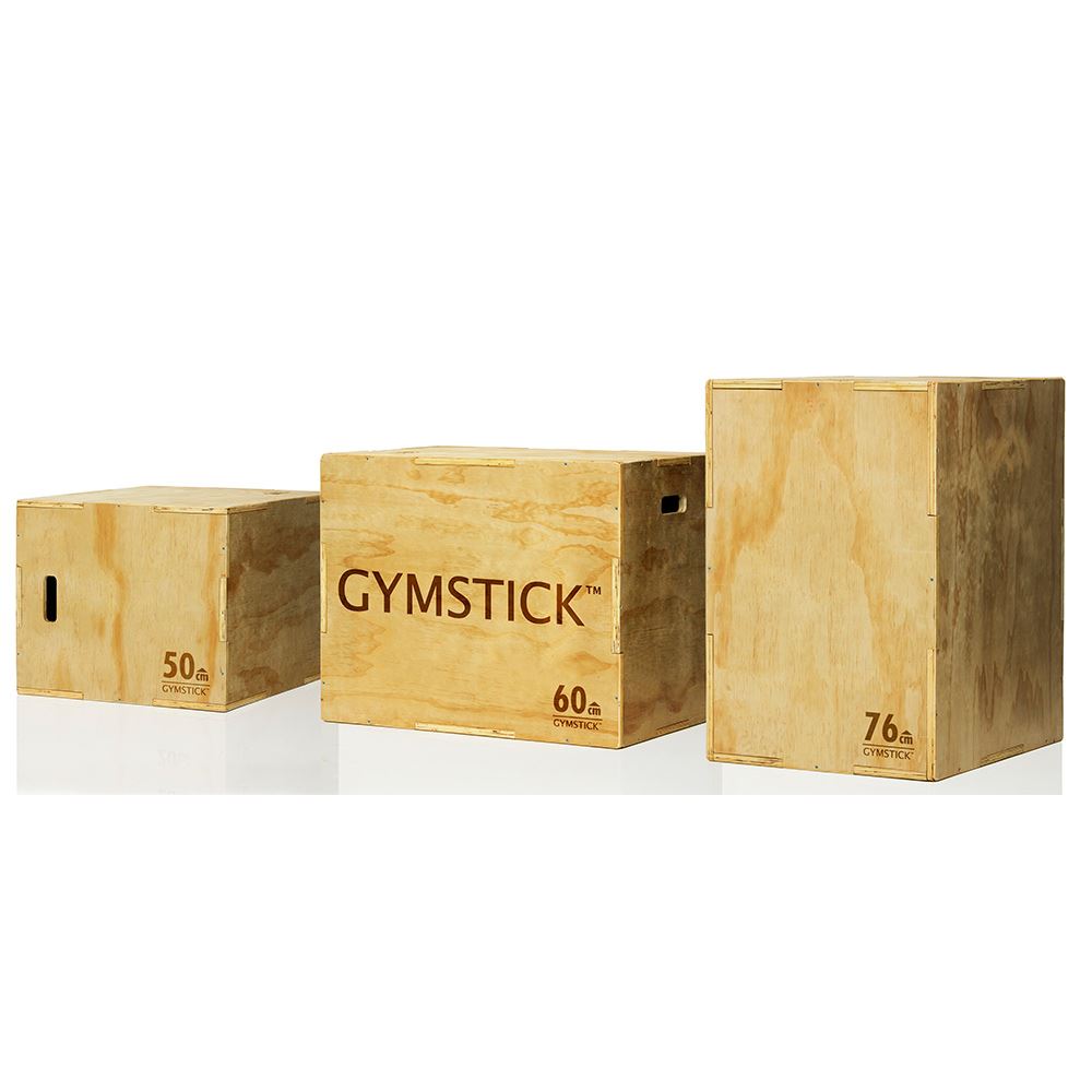 Gymstick Laatikko Wooden Plyobox 3-pak Plyo box