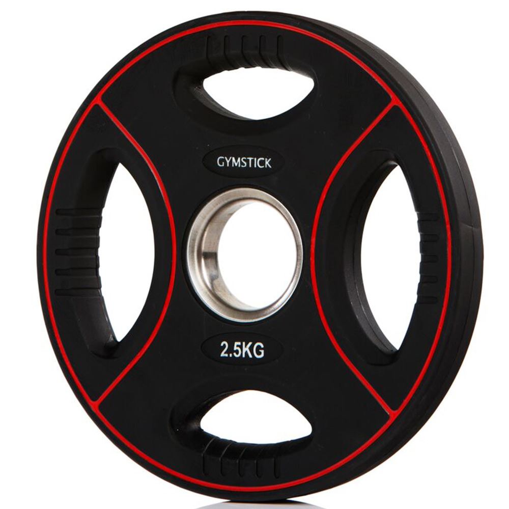 Gymstick Pro PU Weight Plate 50 mm, Vektskiver PU