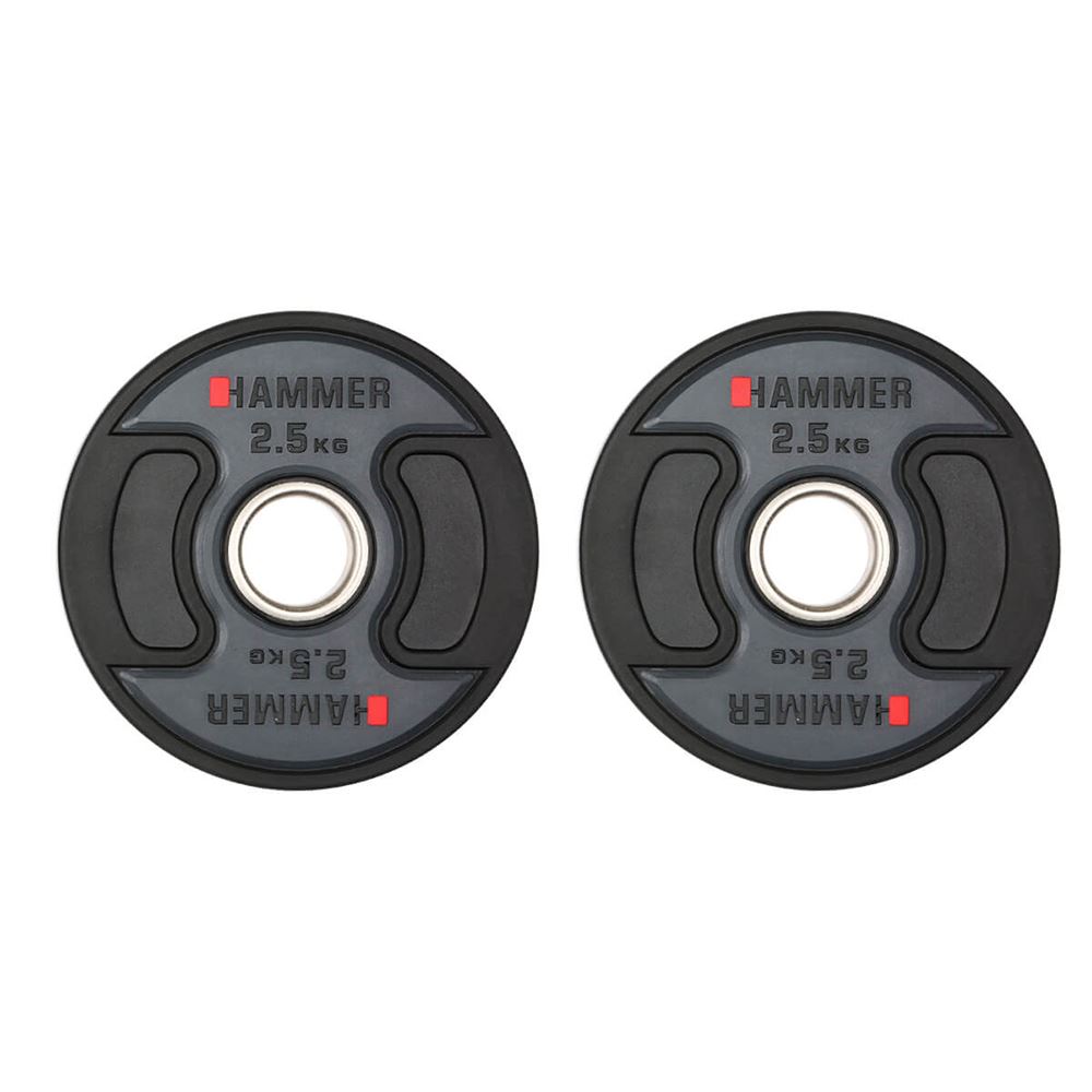 Hammer Sport PU Weight Discs Viktskiva Gummerad