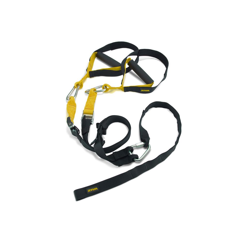 Ziva Suspension Training System Black/Yellow Esteet tasapaino ja liikkuvuus