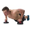 Tunturi Fitness Adjustable Rotating Push Up Stands, Chins