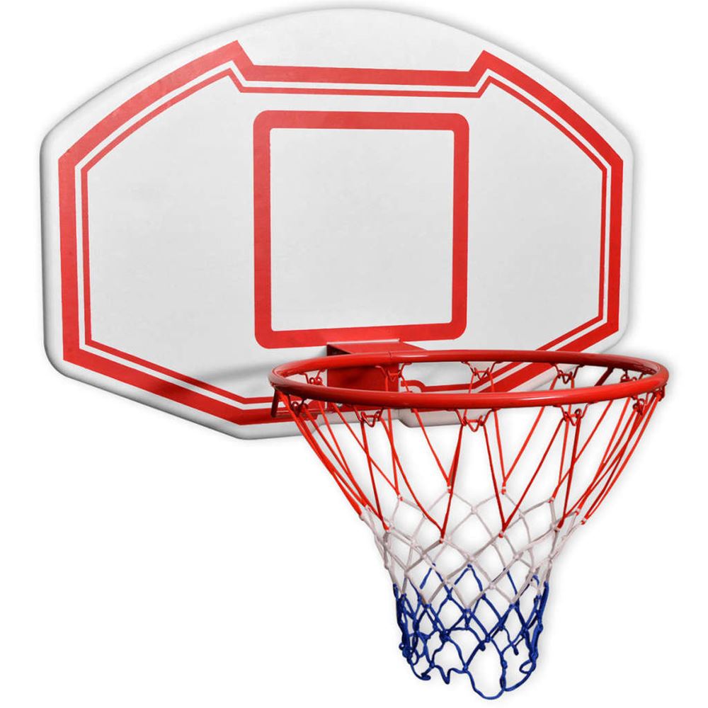Basketkorg 3 delar väggmonterad 90x60 cm