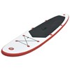 vidaXL SUP surfingbräda uppblåsbar röd och vit