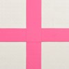 vidaXL Uppblåsbar gymnastikmatta med pump 200x200x10 cm PVC rosa