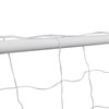 vidaXL Fotbollsmål med nät182x61x122 cm stål vit