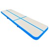 vidaXL Uppblåsbar gymnastikmatta med pump 600x100x20 cm PVC blå
