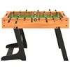 vidaXL Fotbollsbord hopfällbart 121x61x80 cm ljusbrun