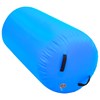 vidaXL Uppblåsbar gymnastikrulle med pump 120x75 cm PVC blå