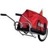 vidaXL Cykelvagn enhjuling inkl. väska