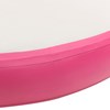 vidaXL Uppblåsbar gymnastikmatta med pump 100x100x15 cm PVC rosa