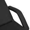 vidaXL Behandlingsstol svart 180x62x(87-112) cm