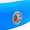 vidaXL Uppblåsbar gymnastikmatta med pump 100x100x10 cm PVC blå