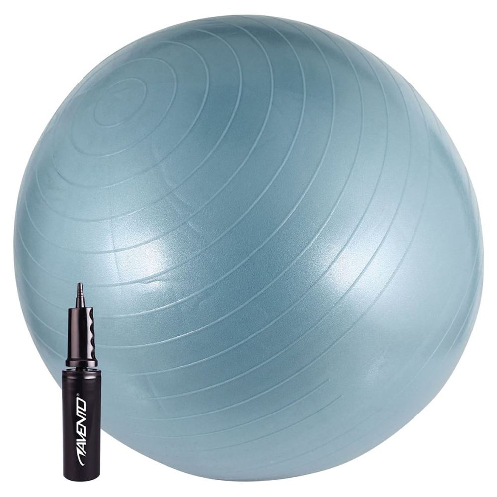 vidaXL Fitnessboll med pump 65 cm blå