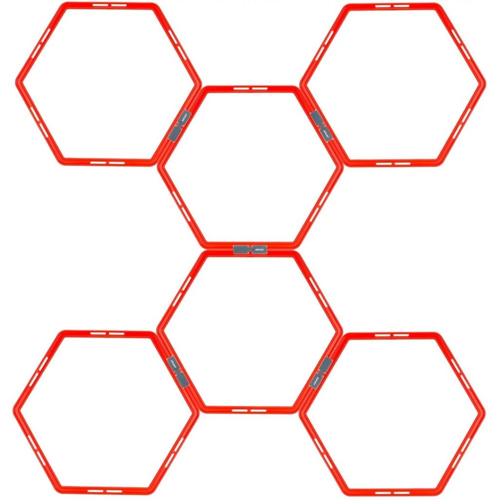 vidaXL Träningsringar 6 delar hexagon