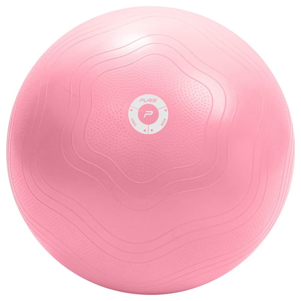 vidaXL Träningsboll 65 cm rosa