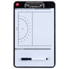 vidaXL Dubbelsidig taktikplatta landhockey 35x22 cm