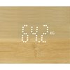 vidaXL Personvåg bambu PS 440 brun