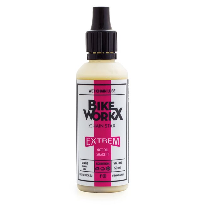 Bikeworkx Chain Star Extrem 50 ml, Smøremiddel & Rengøring