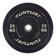 Tunturi Fitness Bumper Plate Black, Levypainot Bumper