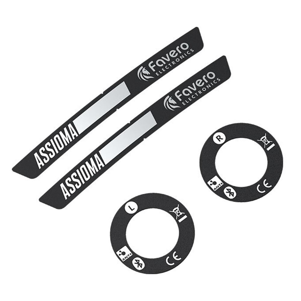 Favero Set of adhesive labels for Assioma UNO/DUO Cykelpedaler