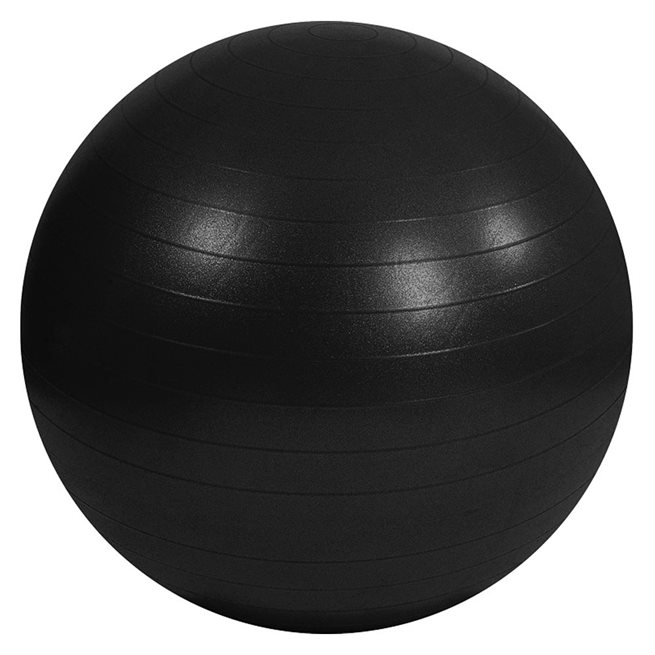 Budo-Nord Fitnesspallo Pilatespallo 75 cm Musta, Kuntopallot