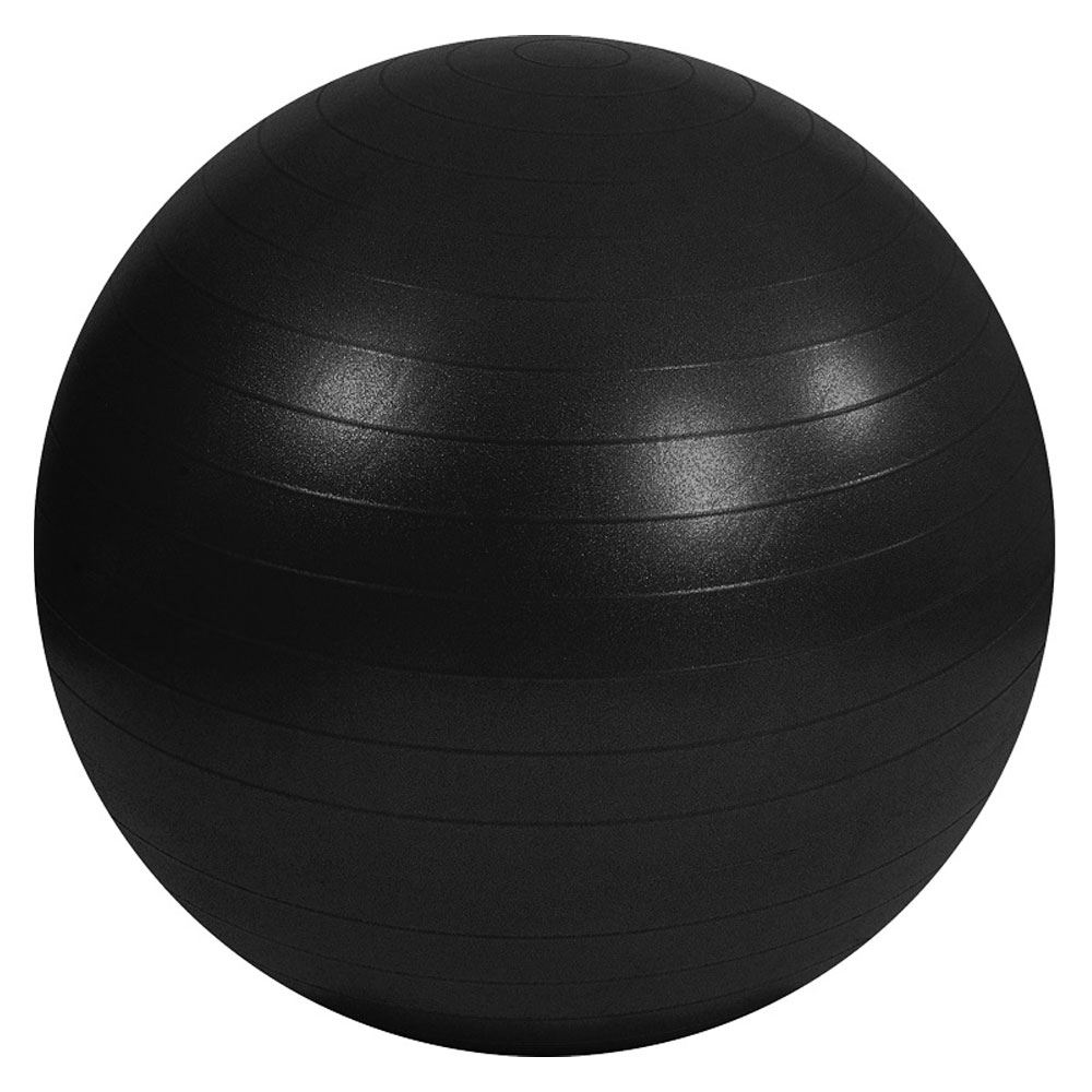 Budo-Nord Fitnesspallo Pilatespallo 75 cm Musta Kuntopallot