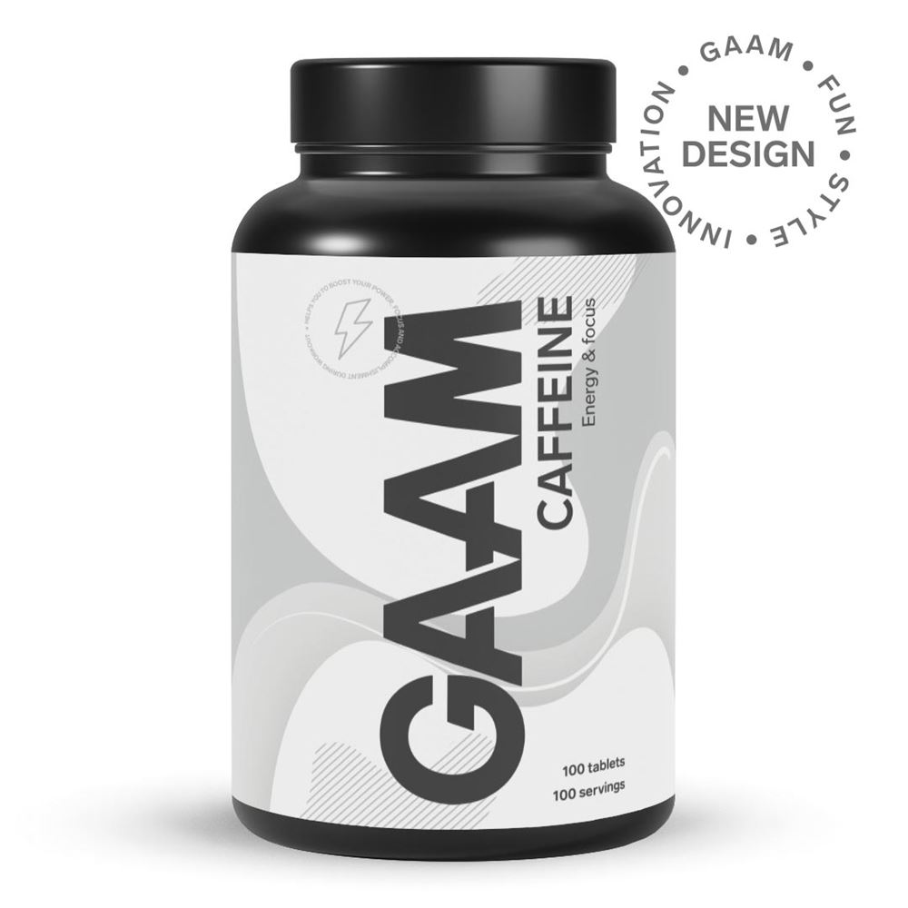GAAM Power Series Caffeine, 100 tabs, Prestationshöjare