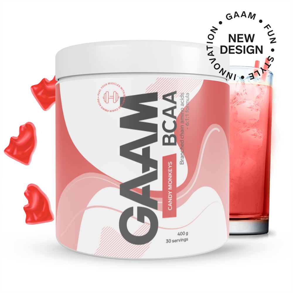 GAAM Candy Series BCAA, 400 g, Aminosyror