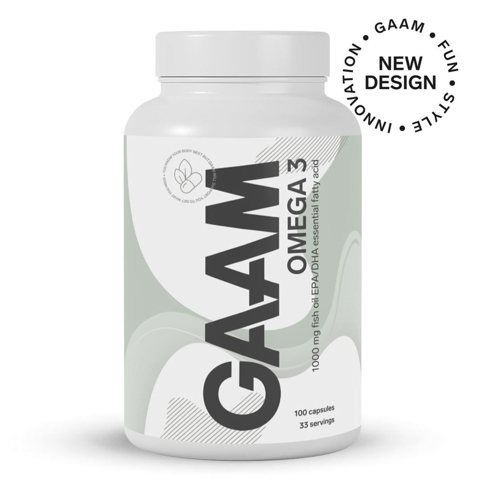 GAAM Health Series Omega-3, 100 caps, Omega-3 & fettsyror