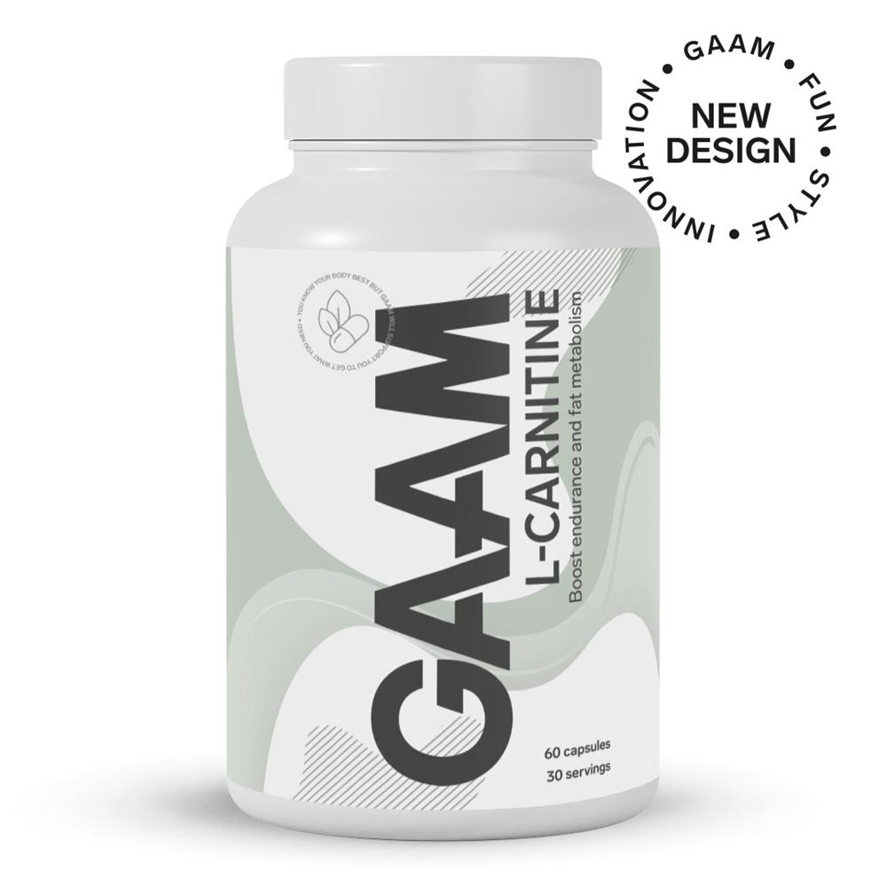 GAAM Health Series L-Carnitine, 60 caps, Aminosyror