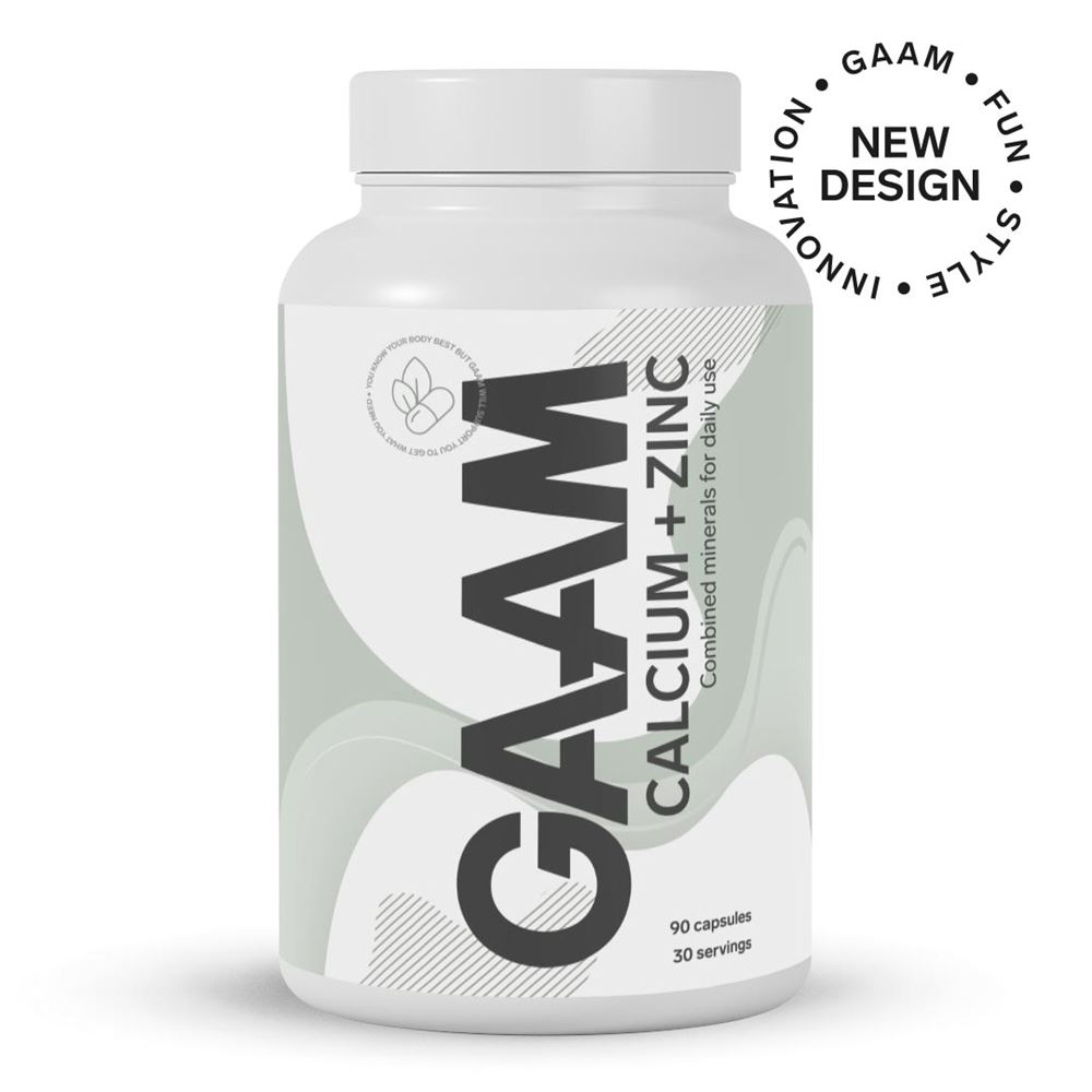 GAAM Calcium + Zinc, 90 caps
