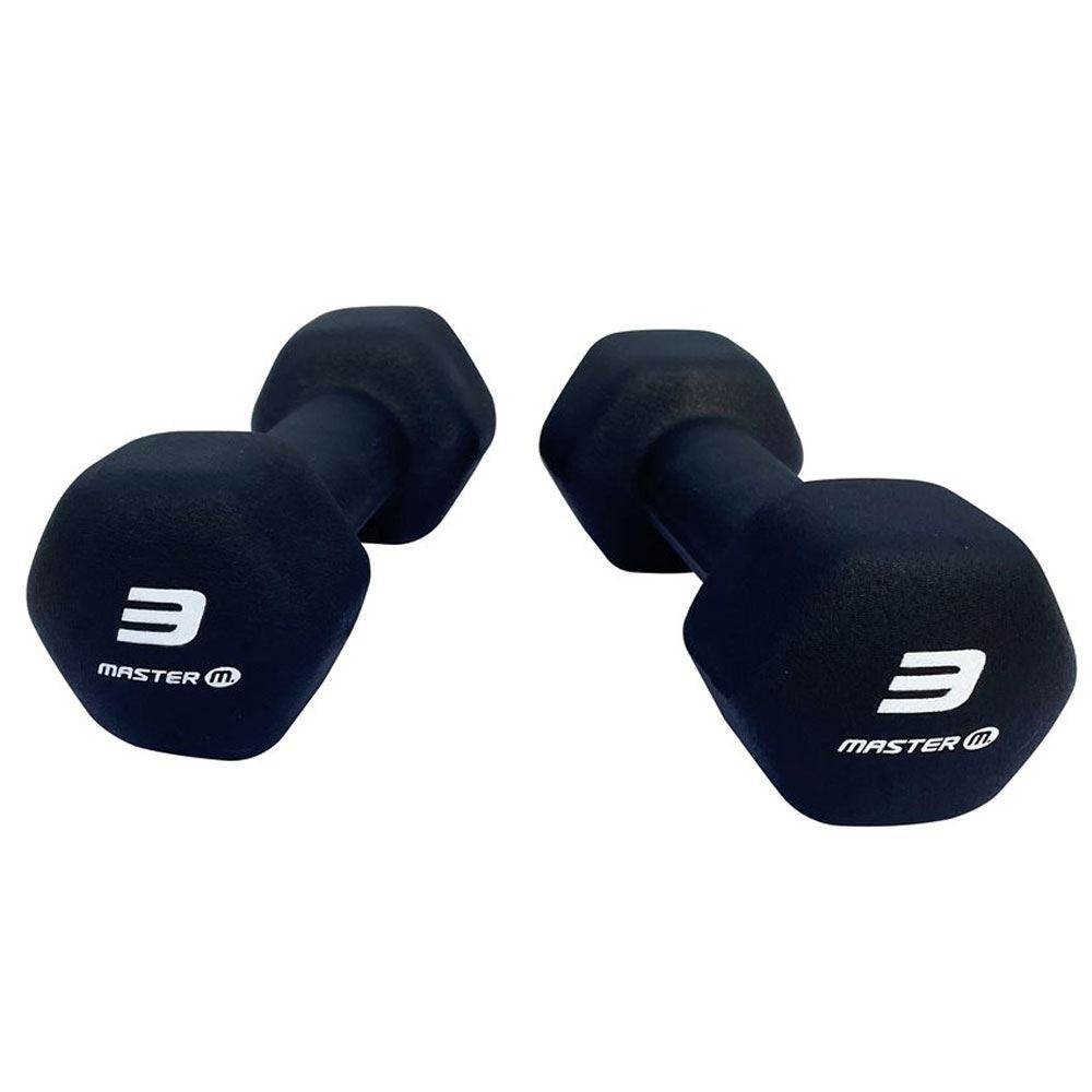 Master Fitness Neoprenhantlar i par, Hantlar Neoprene | Offcourt - Hemmaträning - Hantlar - Hantlar Neoprene/Vinyl | Padelspecialisterna