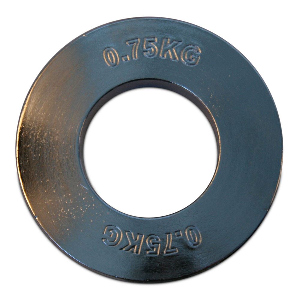 LIFE Weight disc. 0.75 kg. Dia.50 mm. Steel